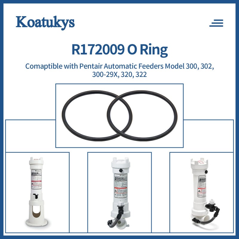 Koatukys R172009 O-Ring for Pentair Model 300/320 Pool and Spa Chlorinator Lid (2/Pack) - Image 4